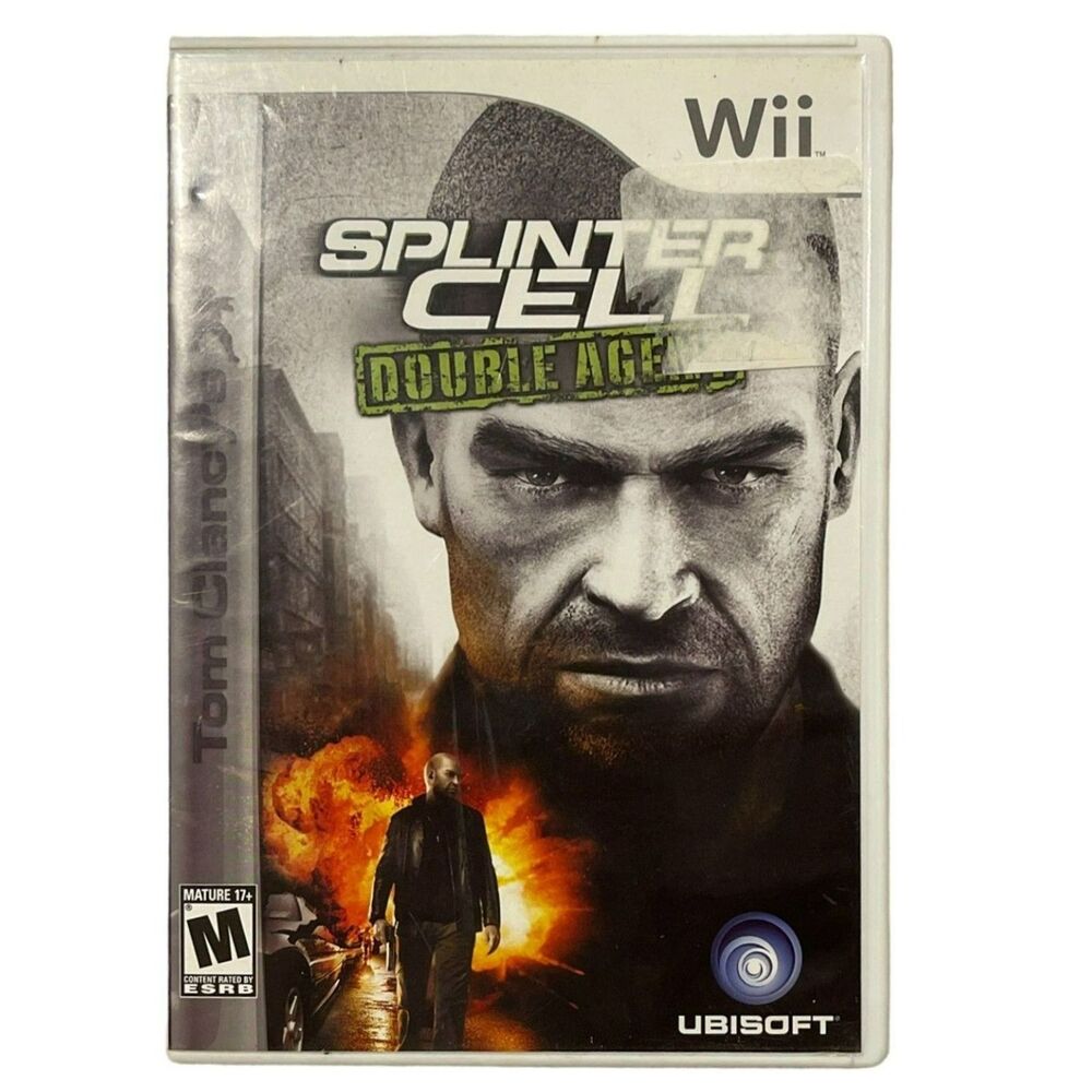 Tom Clancy's Splinter Cell: Double Agent Wii TESTED CASE DISC BOOK Video Game
